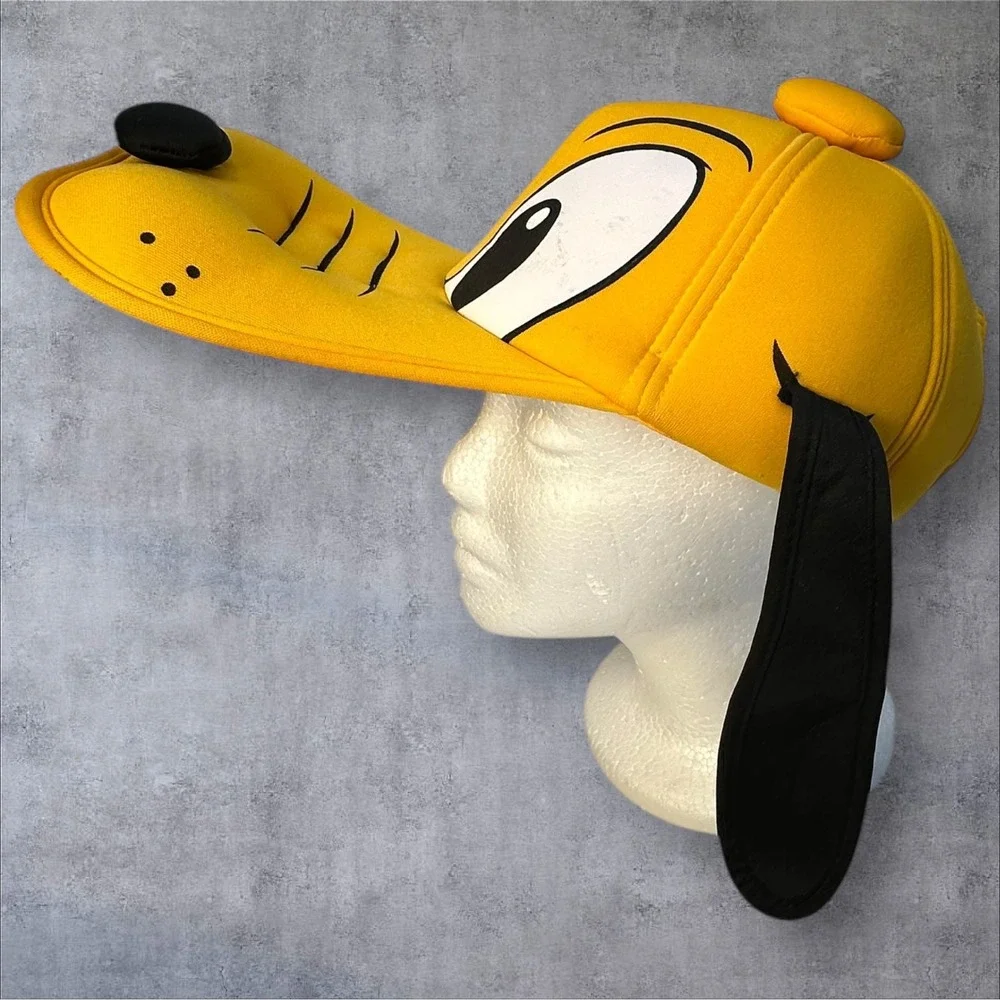 Disney Character Foam Hat Lot Mickey‎ Mouse Pluto Euro Disney One Size